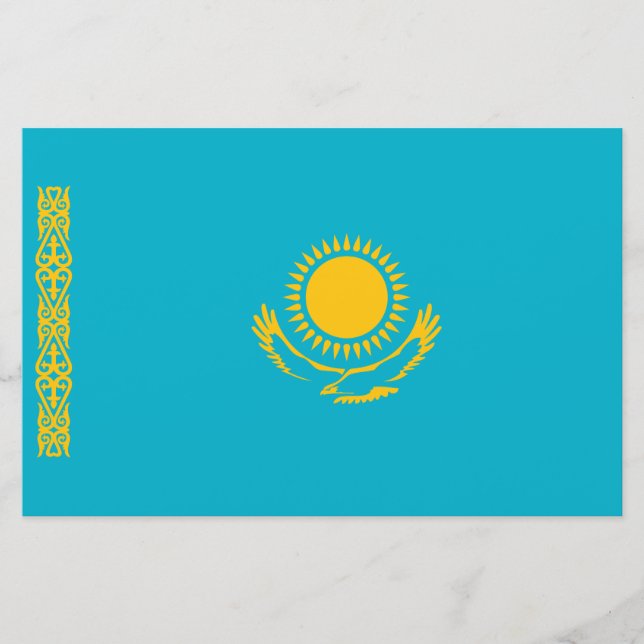Papeterie Drapeau du Kazakhstan (Devant)