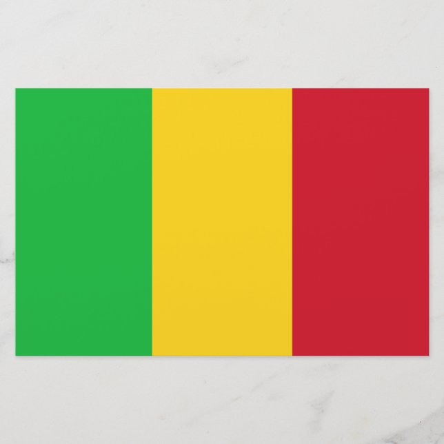Papeterie Drapeau du Mali (Devant)
