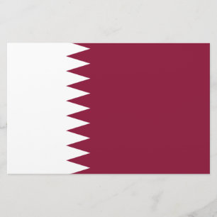 Papeterie Drapeau du Qatar