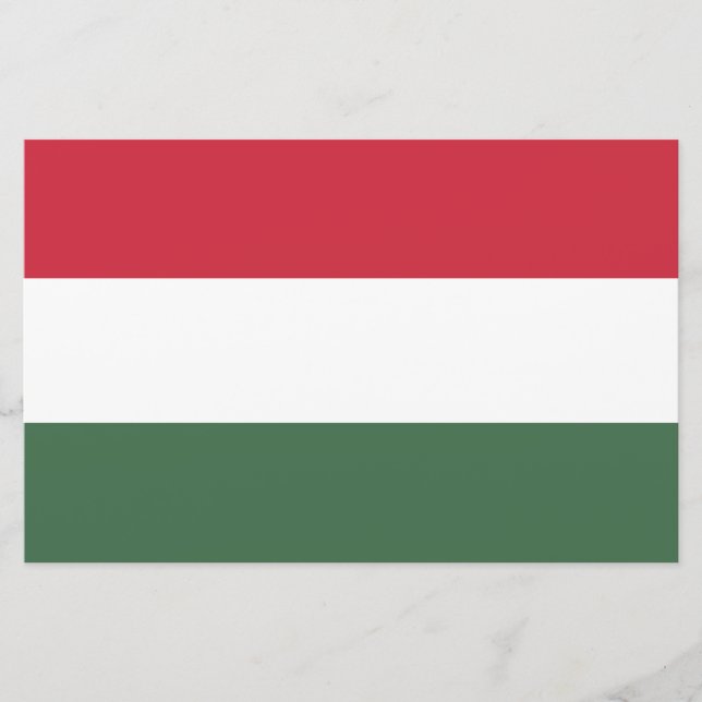 Papeterie Drapeau hongrois (Devant)