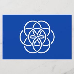 Papeterie Drapeau international de la planète Terre