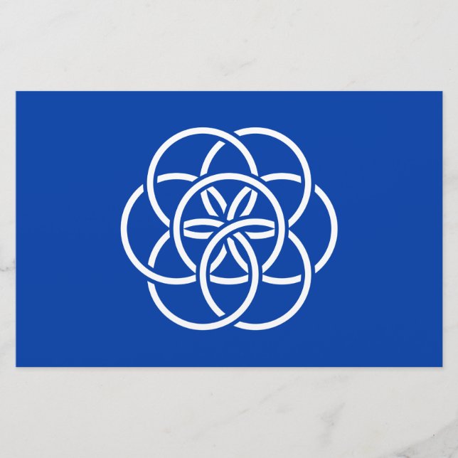Papeterie Drapeau international de la planète Terre (Devant)
