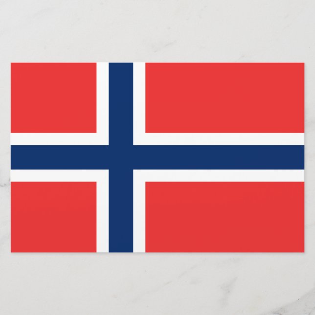 Papeterie Drapeau norvégien (Norvège) (Devant)