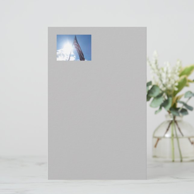 Papeterie Drapeau patriotique (Debout devant)