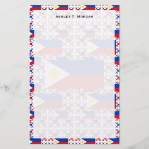 Papeterie Drapeau philippin en plusieurs couches