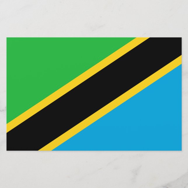 Papeterie Drapeau tanzanien (Devant)