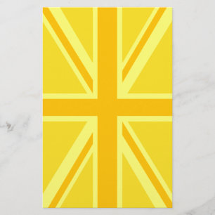 Papeterie Drapeau très jaune d'Union Jack les Anglais