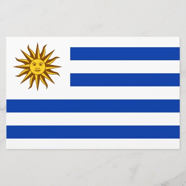 Papeterie Drapeau uruguayen (Uruguay) (Devant)
