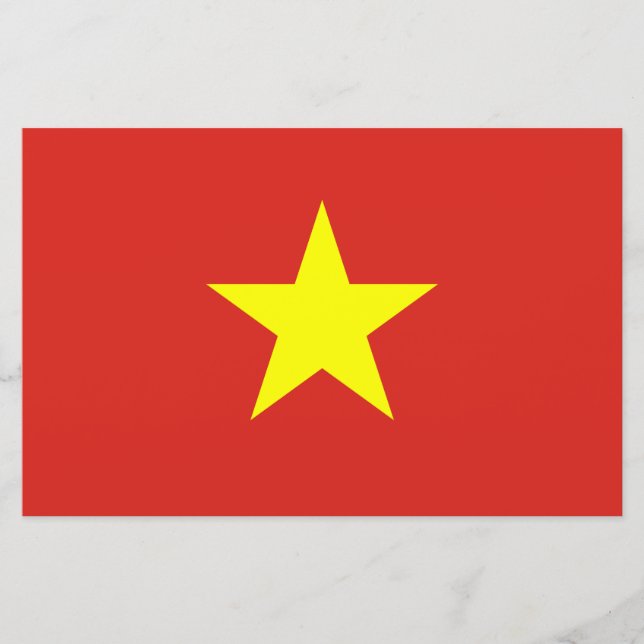 Papeterie Drapeau vietnamien (Vietnam) (Devant)