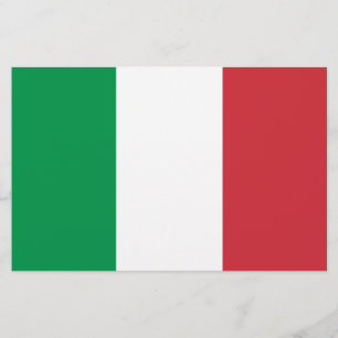 Papeterie du drapeau italien