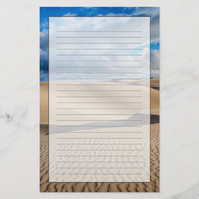 Papeterie Dunes infinies (Devant)