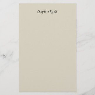 Papeterie Écriture manuscrite élégante stylée chic simple