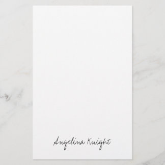 Papeterie Écriture manuscrite élégante stylée tendance uniqu