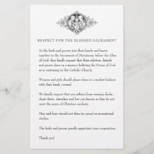 Papeterie Église Mariage catholique Modeste Attente pour les