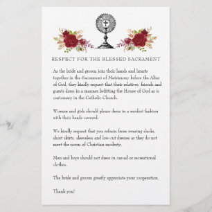Papeterie Église Mariage catholique Modeste Attente pour les
