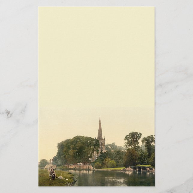 Papeterie Église Trinity I, Stratford-sur-Avon, Angleterre (Devant)