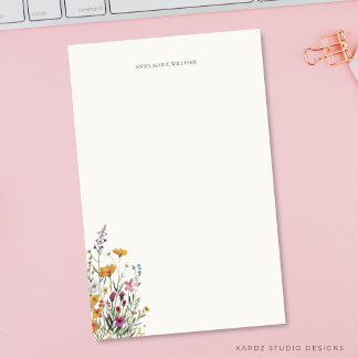 Papeterie Élégance florale personnalisée 