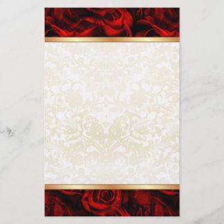 Papeterie Élégance Red Rose