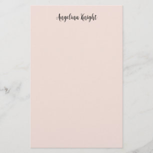 Papeterie Élégant Chic Style Plain Écriture Manuscrite
