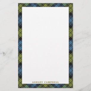Papeterie Élégant écossais Campbell Tartan Plaid
