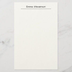 Papeterie Élégant écriture manuscrite professionnelle noir e