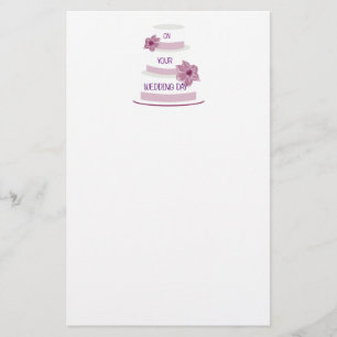 Papeterie Élégant gâteau de mariage