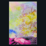 PAPETERIE ÉLÉGANT PEACOCK EN ROSE, JAUNE ÉCLAIRANT POURPLE<br><div class="desc">Design de bijoux Art Nouveau vintage.Développement graphique numérique Cool et moderne, aquarelle avec éclat d'or et d'argent par Bulgan Lumini (c) .Facile à customiser avec votre propre texte comme une cérémonie mariage faire-part, cartes de place, enregistrer la date, merci, douches nuptiales, douches douces 16 anniversaires, douches fiançailles, ou à peu...</div>