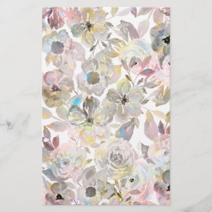 Papeterie Elégant rose gris blanc