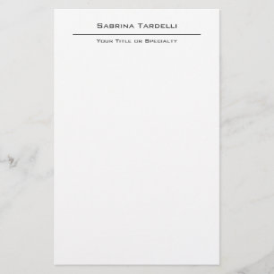 Papeterie Élégant Simple Attrayant Minimaliste
