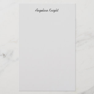 Papeterie Élégant stylé tendance unique écriture manuscrite 