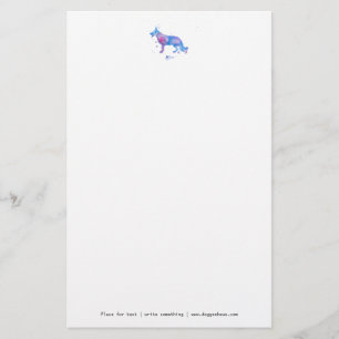 Papeterie En-tête du berger allemand