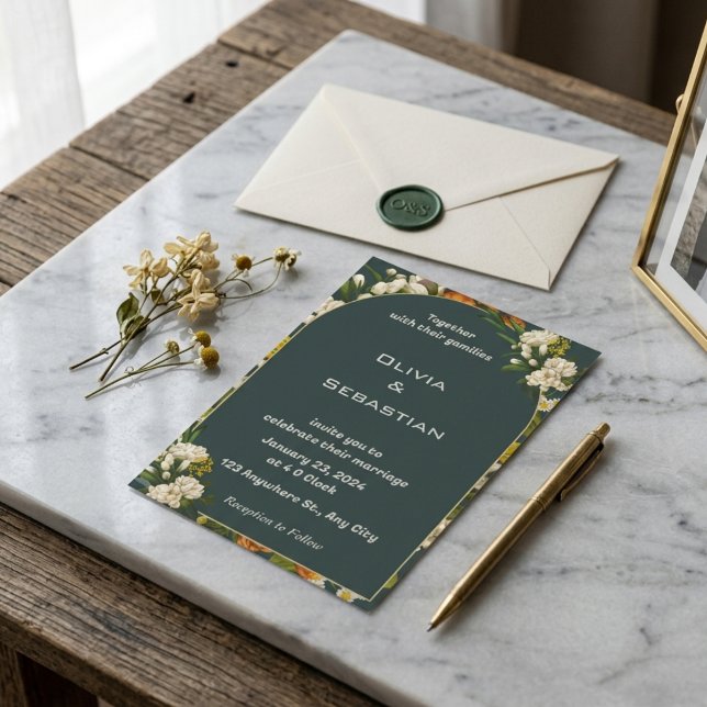 PAPETERIE ENREGISTRER LA DATE UNE INVITATION À L'AMOUR (Créateur téléchargé)