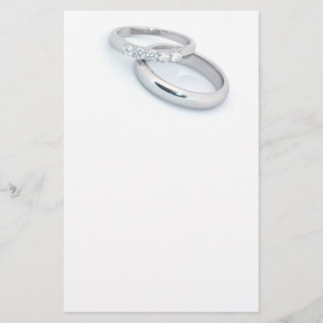 Papeterie Enregistrer les bandes Mariage Date/Argent (Devant)