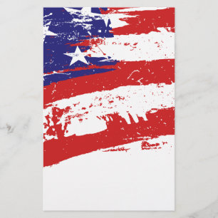 Papeterie États-Unis/American Star Flag, États-Unis