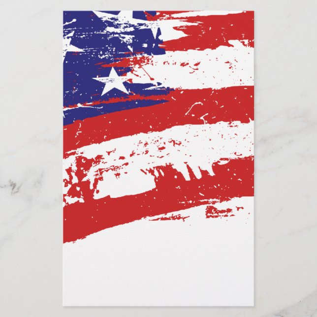 Papeterie États-Unis/American Star Flag, États-Unis (Devant)