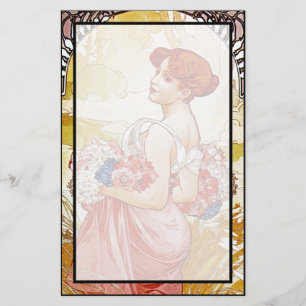 Papeterie Été d'Alphonse Mucha