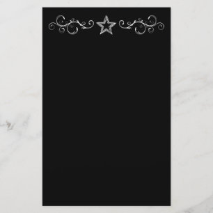 Papeterie +{ Étoile décorative }+ Noir