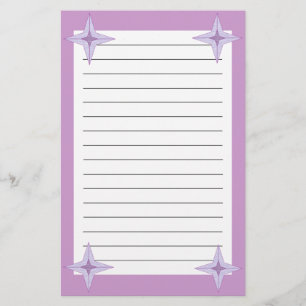 Papeterie Étoile violette
