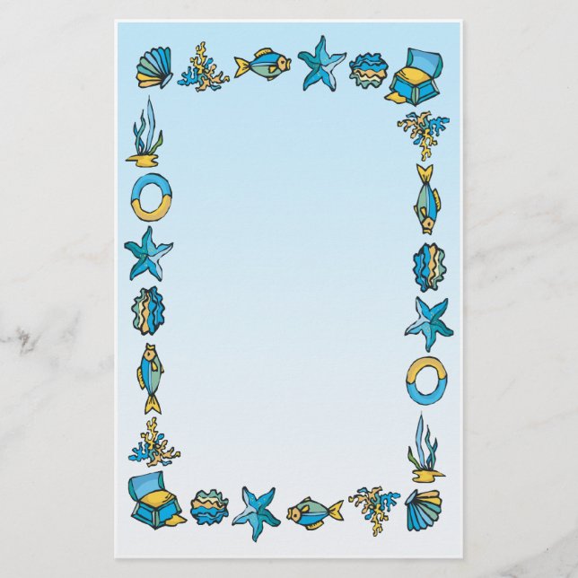 Papeterie Étoiles de mer (Devant)