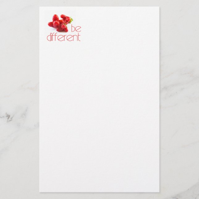 Papeterie Être différent (Devant)