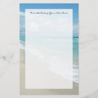 Papeterie Extreme Relaxation Plage Vue Sable blanc