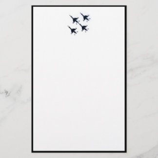 Papeterie F-16 Thunderbirds - Quatre en formation