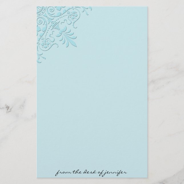 Papeterie faisante le coin victorienne de motif (Devant)