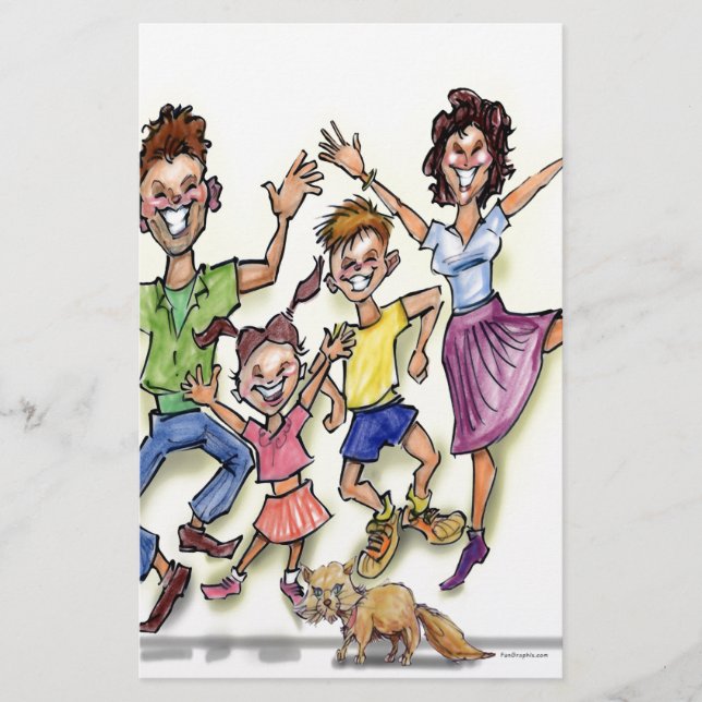 Papeterie Famille heureuse (Devant)