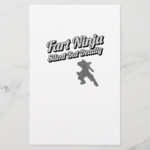Papeterie Fart Ninja Silencieux Mais Chemise Mortelle