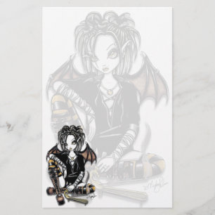 Papeterie féerique d'art d'encens gothique de