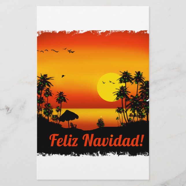 Papeterie feliz Navidad (Devant)