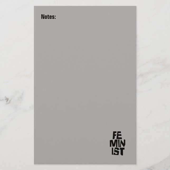 Papeterie Femme égale imitation de fille féminine féministe (Devant)