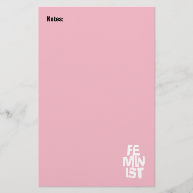 Papeterie Femme égale imitation de fille féminine féministe (Devant)