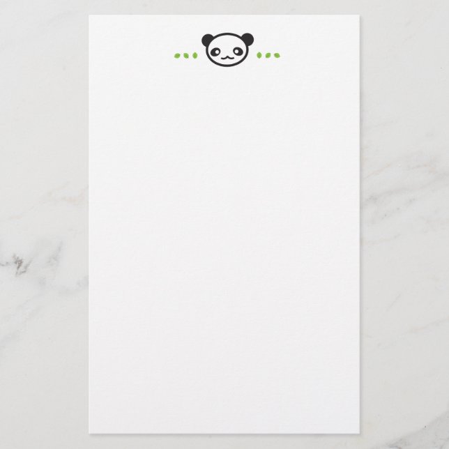 Papeterie Feuille de panda (Devant)